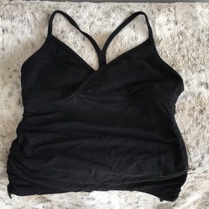 ❤️ Lululemon Black gather side tank
